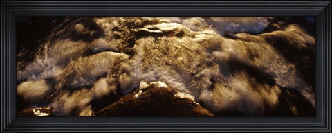 Framed High angle view of a river, US Glacier National Park, Montana, USA Print