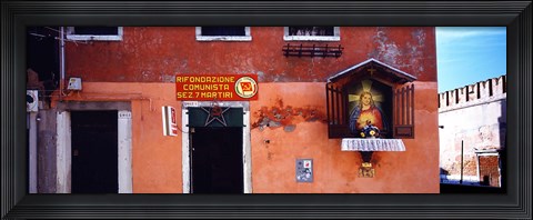 Framed Low angle view of a building, Venice, Veneto, Italy Print