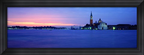 Framed Church at the waterfront, Redentore Church, Giudecca, Venice, Veneto, Italy Print