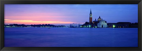 Framed Church at the waterfront, Redentore Church, Giudecca, Venice, Veneto, Italy Print