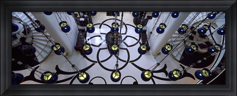 Framed High angle view of a hotel lobby, W Doha Hotel And Residences, Doha, Ad Dawhah, Qatar Print
