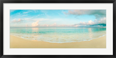 Framed Waves on the beach, Seven Mile Beach, Grand Cayman, Cayman Islands Print
