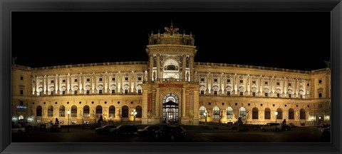 Framed Facade of a palace, The Hofburg Complex, Vienna, Austria Print