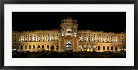 Framed Facade of a palace, The Hofburg Complex, Vienna, Austria Print