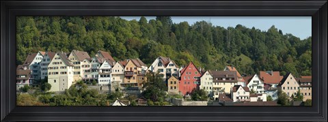 Framed Buildings in a city, Horb am Neckar, Northern Black Forest Region, Baden-Wurttemberg, Germany Print