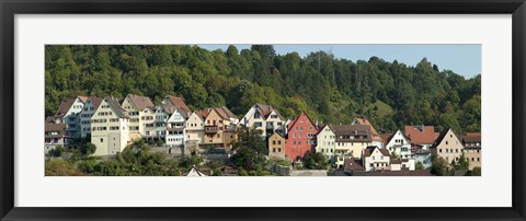Framed Buildings in a city, Horb am Neckar, Northern Black Forest Region, Baden-Wurttemberg, Germany Print