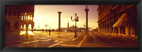 Framed Saint Mark Square, Venice, Italy Print