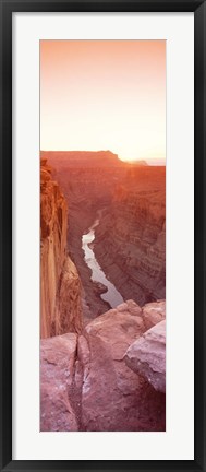 Framed River passing Through a Canyon,North Rim, Grand Canyon National Park Print