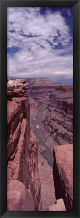 Framed River Passing Through atToroweap Overlook, North Rim, Grand Canyon Print