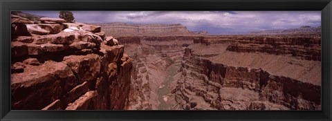 Framed River Passing Through, North Rim, Grand Canyon National Park, Arizona, USA Print