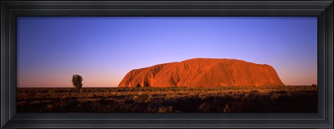 Framed Rock formation, Uluru, Uluru-Kata Tjuta National Park, Northern Territory, Australia Print