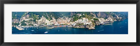 Framed Amalfi Coast, Salerno, Campania, Italy Print