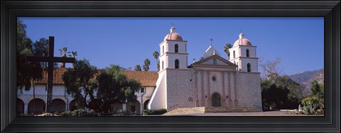 Framed Facade of a mission, Mission Santa Barbara, Santa Barbara, California, USA Print