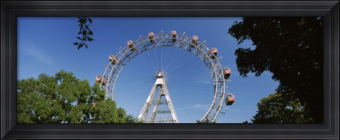 Framed Prater Park Ferris wheel, Vienna, Austria Print