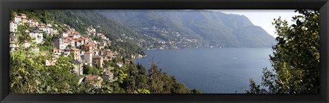 Framed View of Lake Como Print