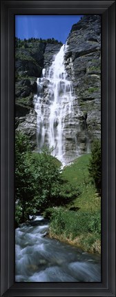 Framed Murrenbach Falls, Switzerland Print