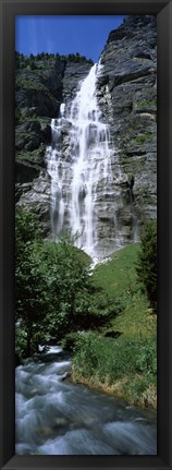 Framed Murrenbach Falls, Switzerland Print