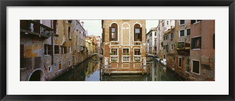 Framed Buildings along a canal, Grand Canal, Venice, Veneto, Italy Print