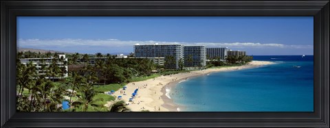 Framed Kaanapali Beach, Maui, Hawaii Print