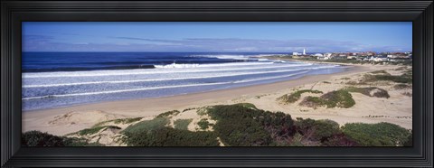Framed Surf in the sea, Cape St. Francis, Eastern Cape, South Africa Print