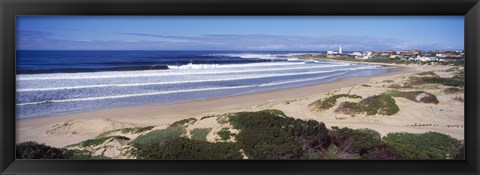 Framed Surf in the sea, Cape St. Francis, Eastern Cape, South Africa Print