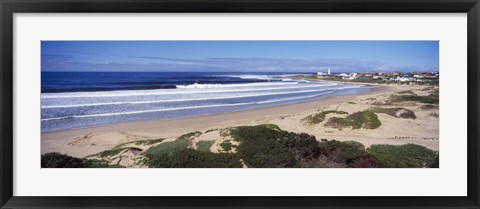 Framed Surf in the sea, Cape St. Francis, Eastern Cape, South Africa Print