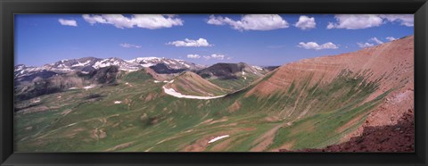 Framed Mountain range, Crested Butte, Gunnison County, Colorado Print