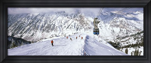 Framed Snowbird Ski Resort, Utah Print