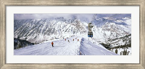 Framed Snowbird Ski Resort, Utah Print