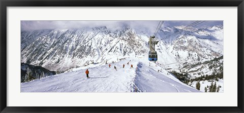 Framed Snowbird Ski Resort, Utah Print