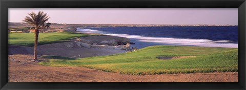 Framed Cascades Golf Course, Soma Bay, Hurghada, Egypt Print