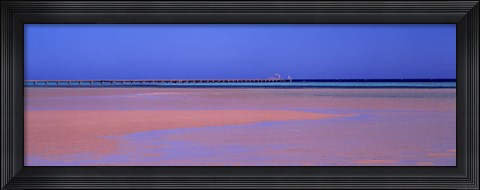 Framed Pier in the sea, Soma Bay, Hurghada, Egypt Print