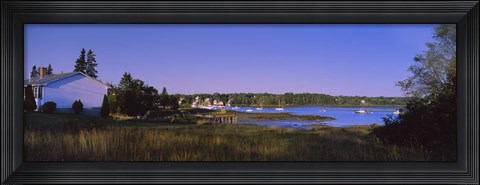 Framed Buildings in a national park, Acadia National Park, Mount Desert Island, Hancock County, Maine, USA Print