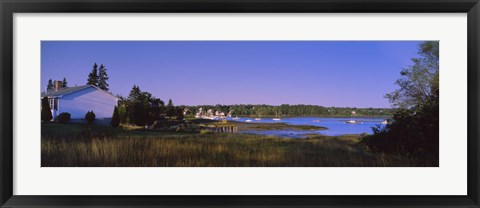 Framed Buildings in a national park, Acadia National Park, Mount Desert Island, Hancock County, Maine, USA Print