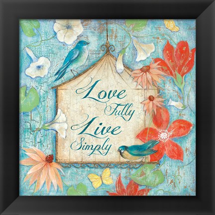 Framed Love Fully Print