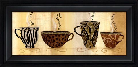 Framed Cafe Exotica I Print