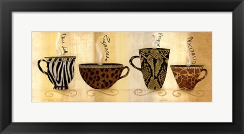 Framed Cafe Exotica I Print