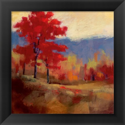 Framed Fall Splendor I Print