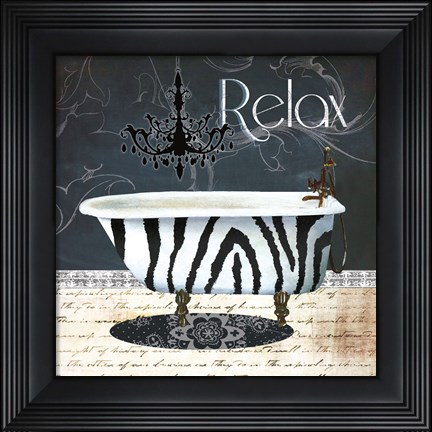 Framed Relax Print