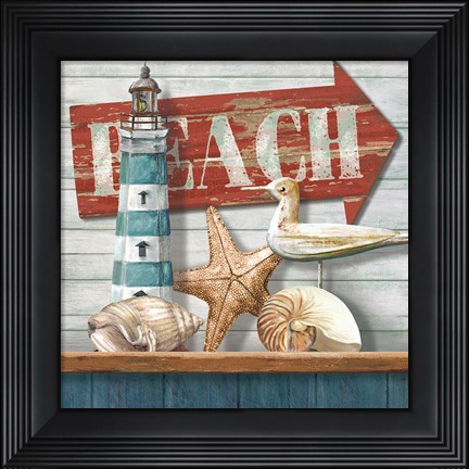 Framed Beach Print