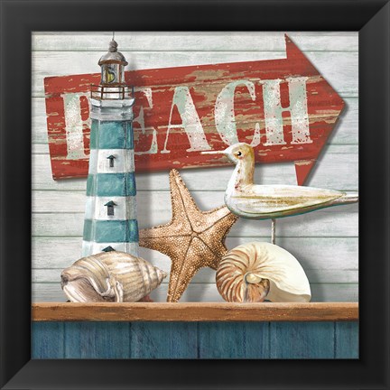 Framed Beach Print