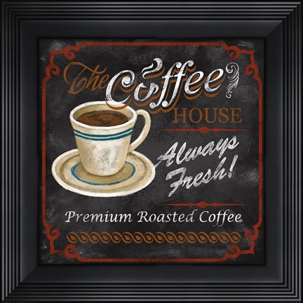 Framed Coffee House Print
