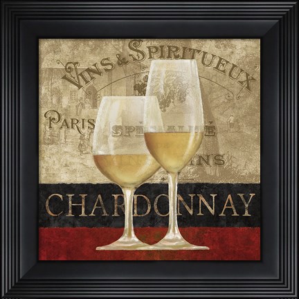 Framed Chardonnay Print