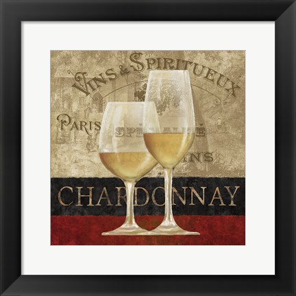 Framed Chardonnay Print