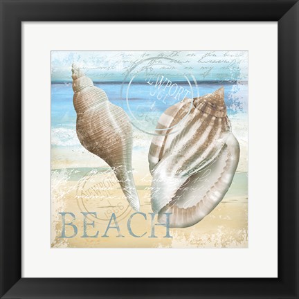 Framed Beach Print