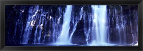 Framed Waterfall in Memorial State Park, California Print