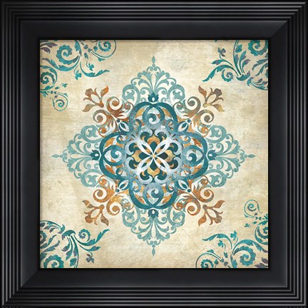Framed Arabesque II Print