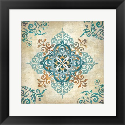 Framed Arabesque II Print