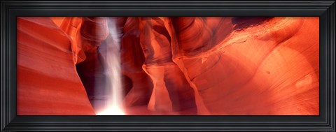 Framed Rock formations in Antelope Canyon, Arizona Print