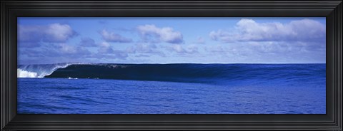 Framed Small Blue Wave Print